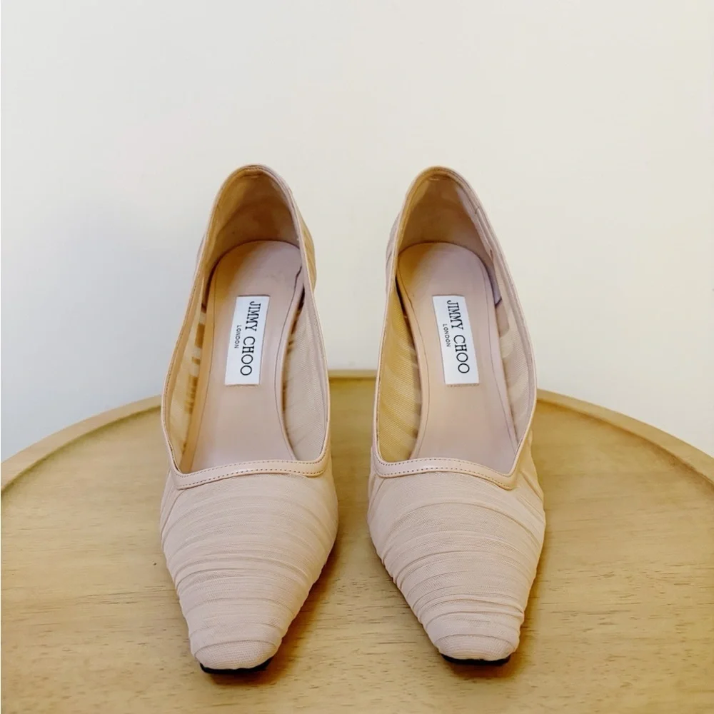Jimmy Choo Lotta Tulle Pump Heel